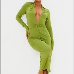 Pretty Little Thing Green Dress